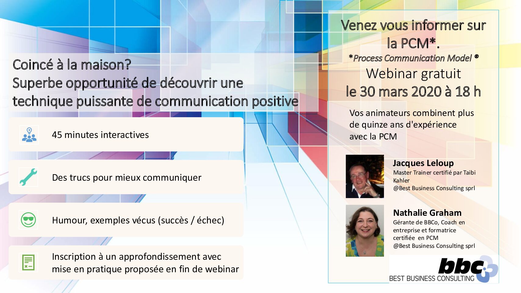 NOUVEAU : WEBINAR GRATUIT POUR INTRODUIRE LA PCM — clone